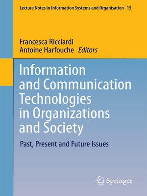 cover image of Information and Communication Technologies in Organizations and Society